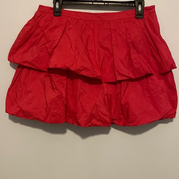 Zara Skirts Zara Hot Pink Double Tier Mini Skirt Poshmark